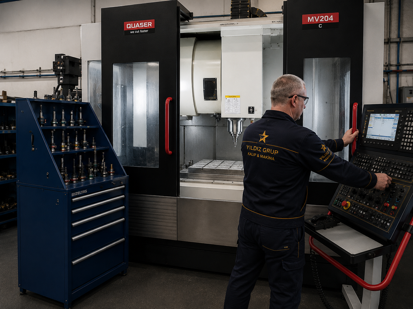 CNC dik işleme merkezi